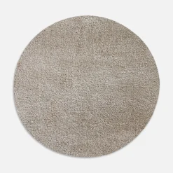 Dywan okrągły beżowy FURRY 60 cm