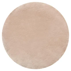 Dywan okrągły beżowy PULY 100 cm