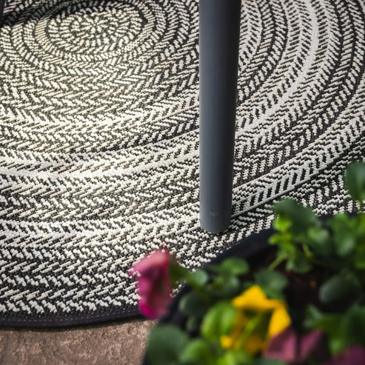 Dywan okrągły boho GINO 120 cm