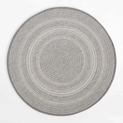 Dywan okrągły boho szary GINO 120 cm