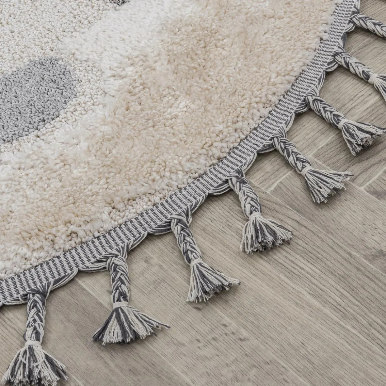 Dywan okrągły kot KINDER 120 cm