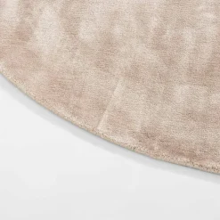 Dywan okrągły PEARL, beżowo-kremowy, 160 cm