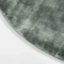 Dywan okrągły PEARL szaro-zielony 160 cm