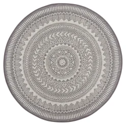 Dywan okrągły PIATTO SZARY 120 cm