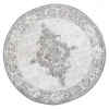 Dywan okrągły retro szary SALSA 100 cm