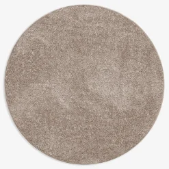 Dywan okrągły taupe CLEVER 130 cm