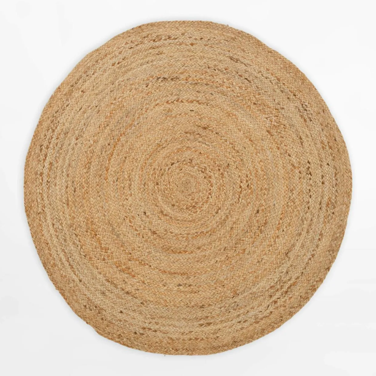 Dywan okrągły z juty BRUGA, beż,100 cm