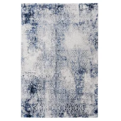 Dywan postarzany niebieski KAREN 160x220cm
