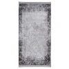 Dywan połyskujący z frędzlami czarny COSMIC 60x100 cm