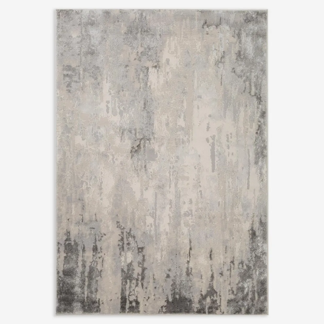 Dywan przecierany szary BRONTE 160x230 cm