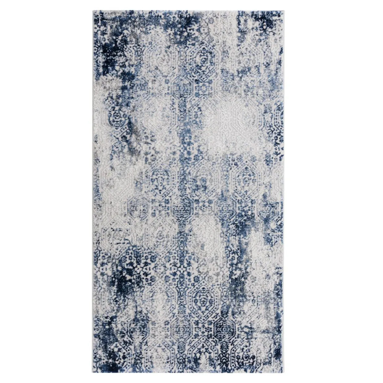 Dywan retro niebieski KAREN 80x140 cm