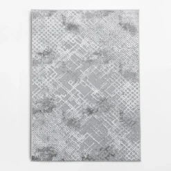 Dywan retro srebrny MIRACLE 120x170 cm