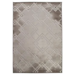 Dywan srebrny 3D VIVA 160x230 cm