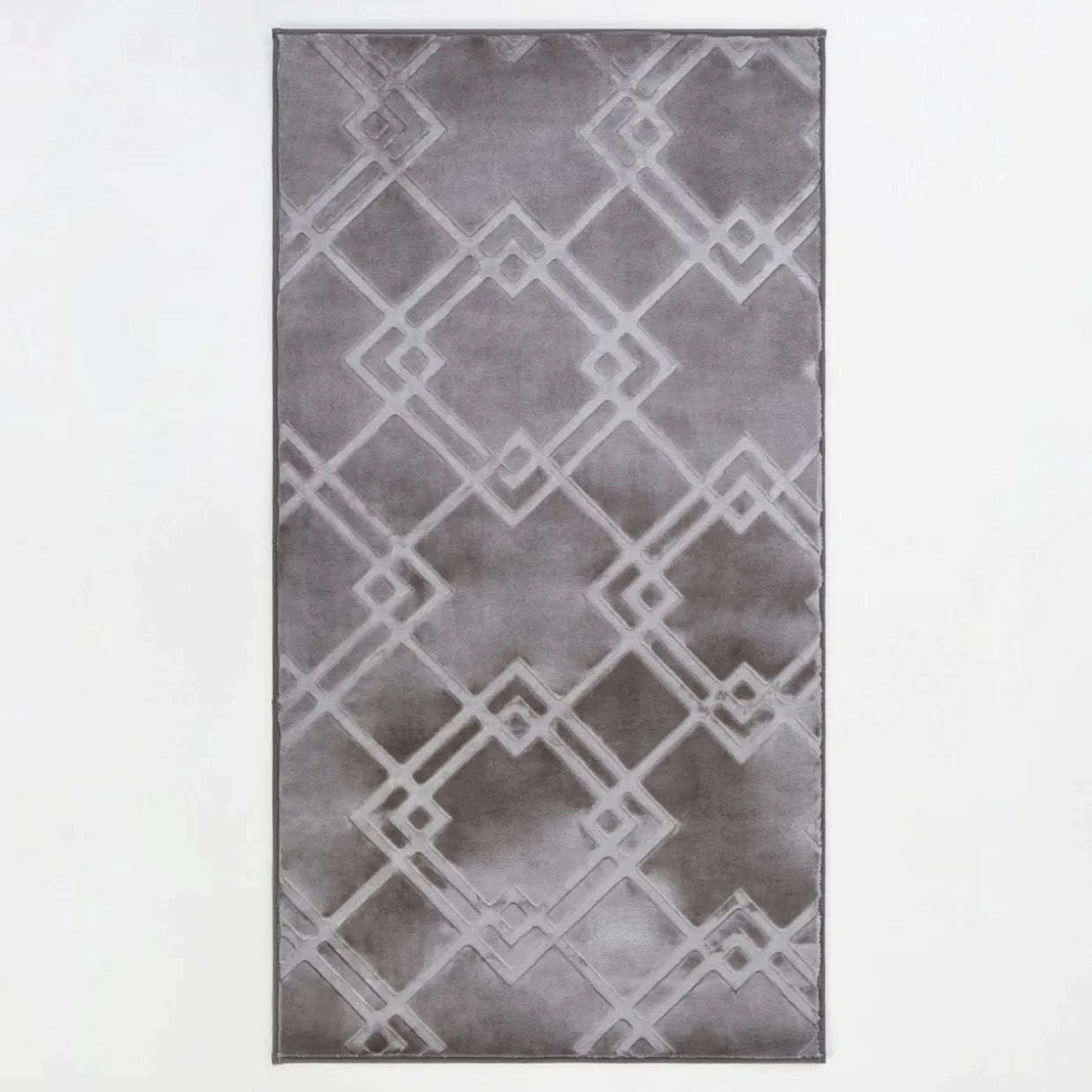 Dywan srebrny 3D VIVA 80x150 cm