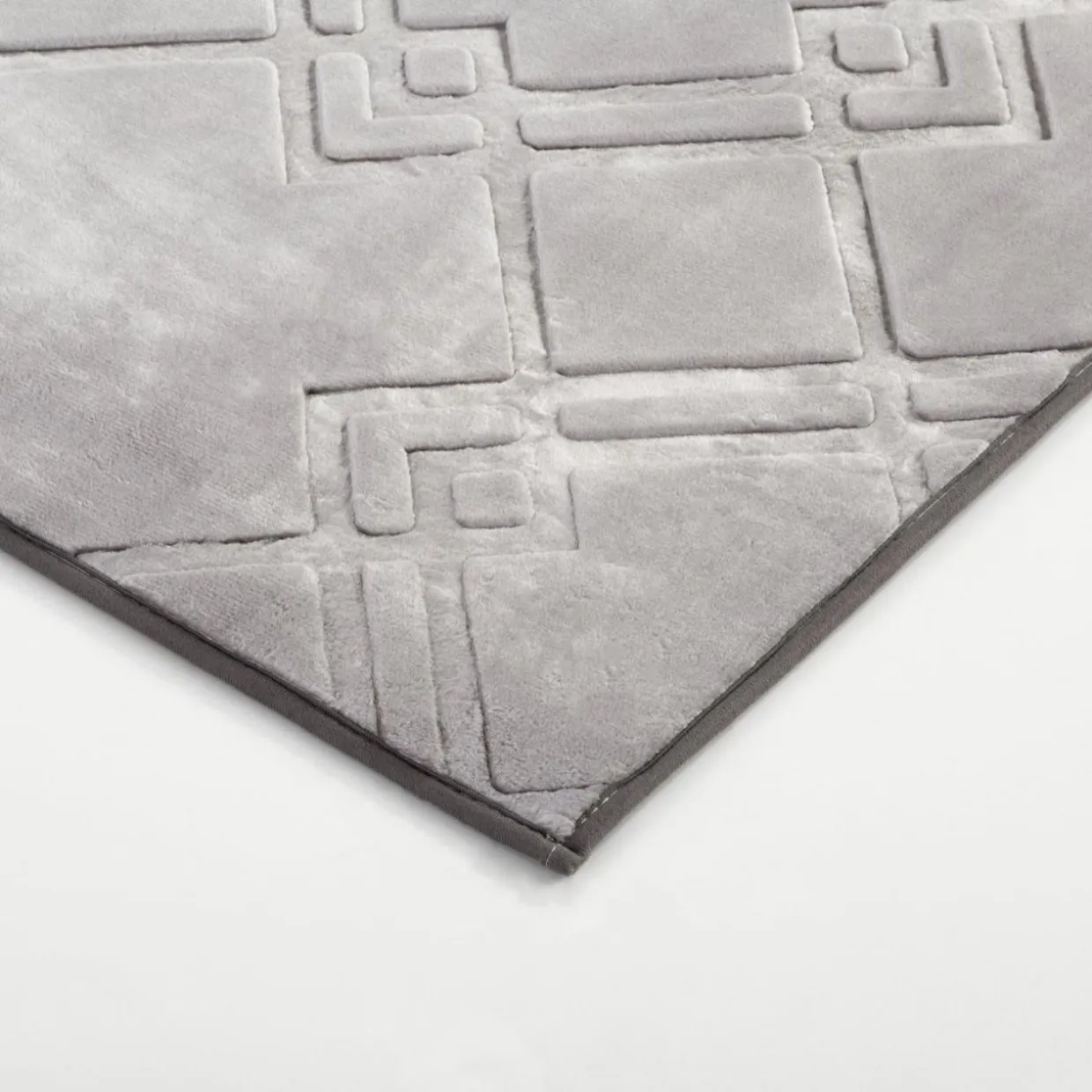 Dywan srebrny 3D VIVA 80x150 cm