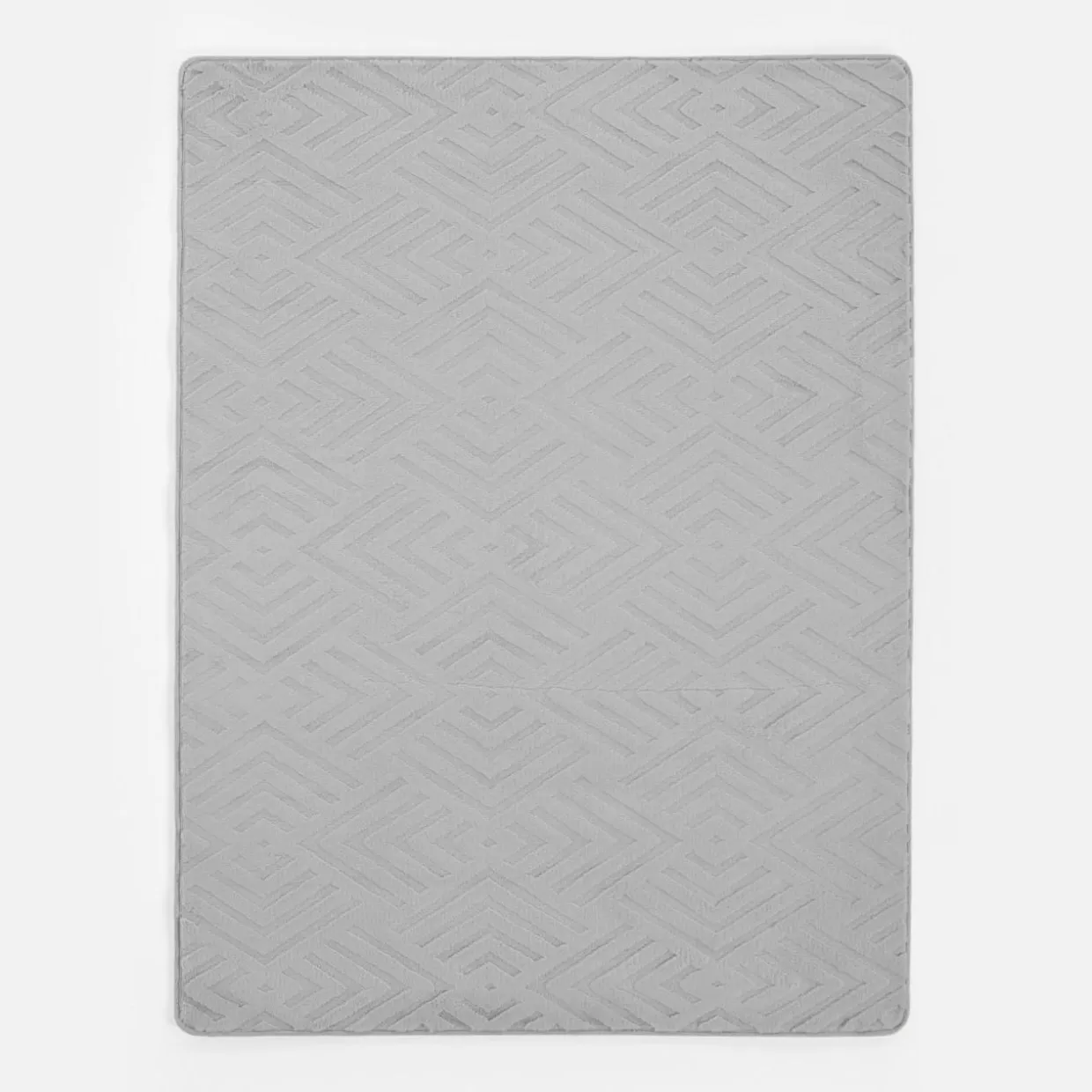 Dywan srebrny DOVER 3D 120x160 cm