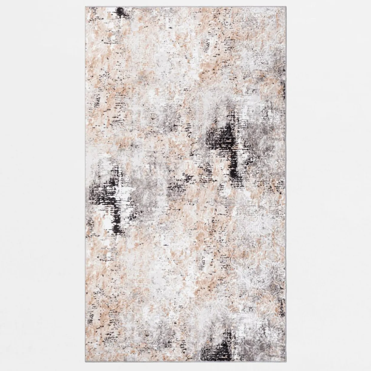 Dywan szarobeżowy PRZECIERKA VISION 3D 80x140 cm