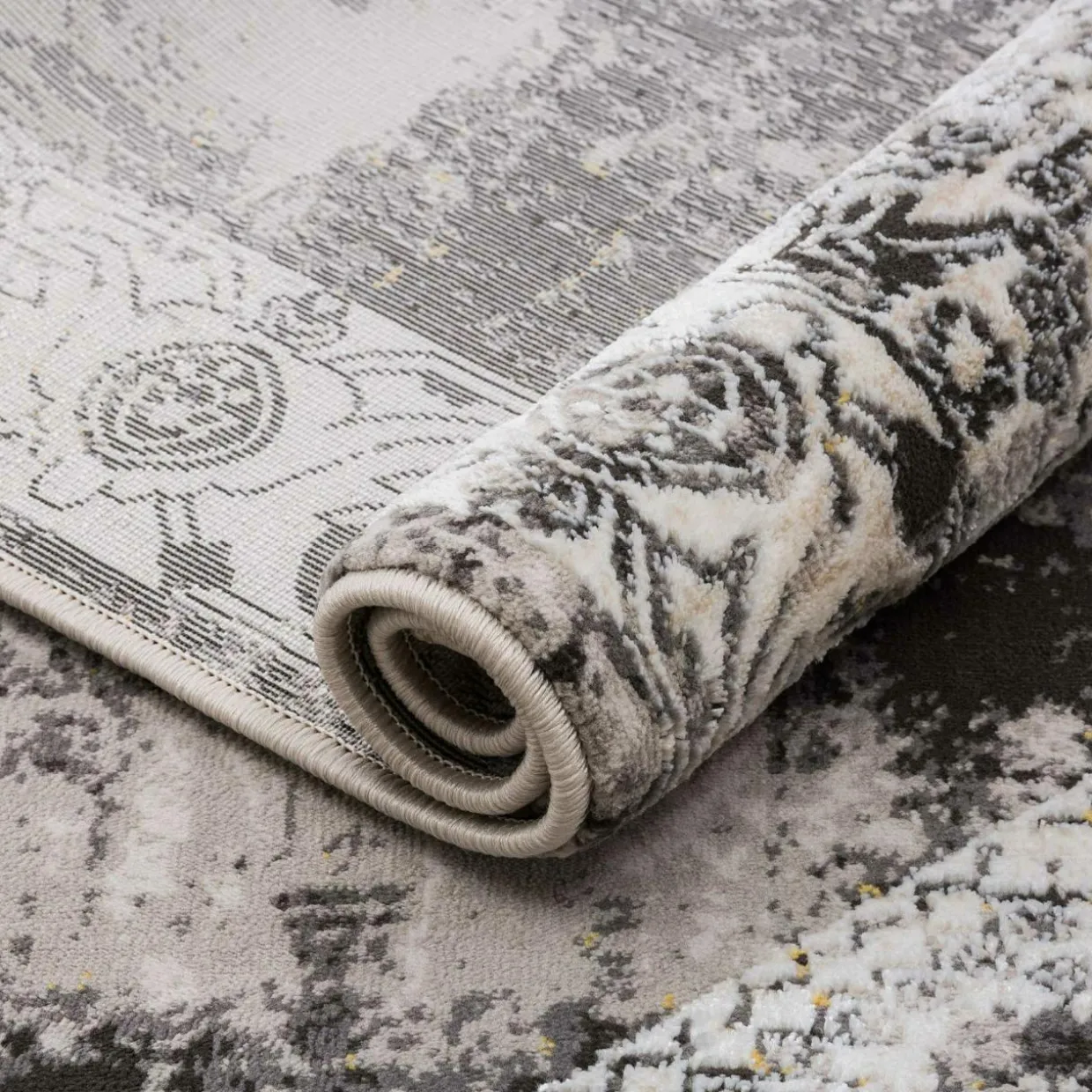 Dywan vintage czarny MONAKO 160x230 cm
