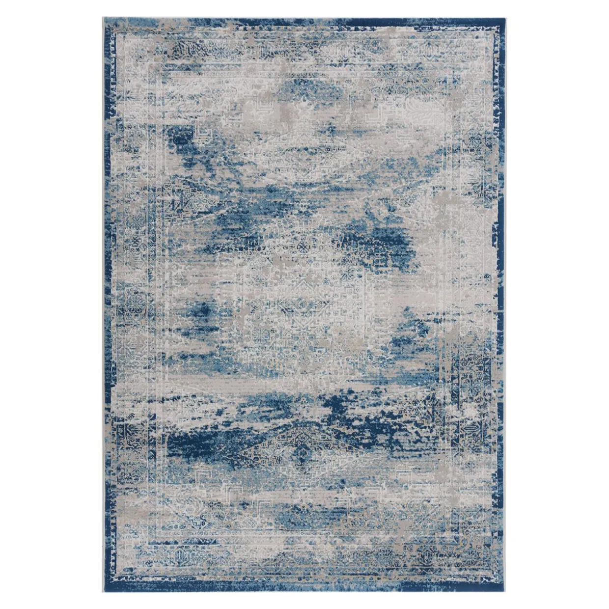 Dywan vintage niebieski ALMERA 160x220 cm