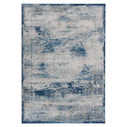 Dywan vintage niebieski ALMERA 120x160 cm