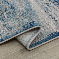 Dywan vintage niebieski ALMERA 120x160 cm