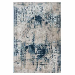 Dywan vintage niebieski MONAKO 120x170 cm