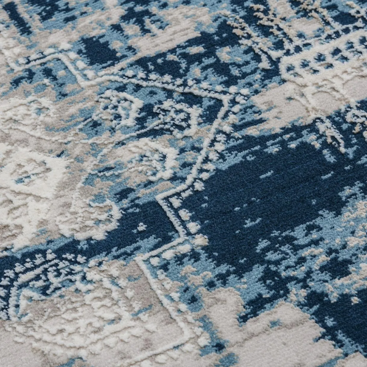 Dywan vintage niebieski MONAKO 120x170 cm
