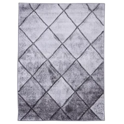 Dywan w szare romby MILLEY 200x300 cm