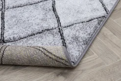 Dywan w szare romby MILLEY 120x170 cm