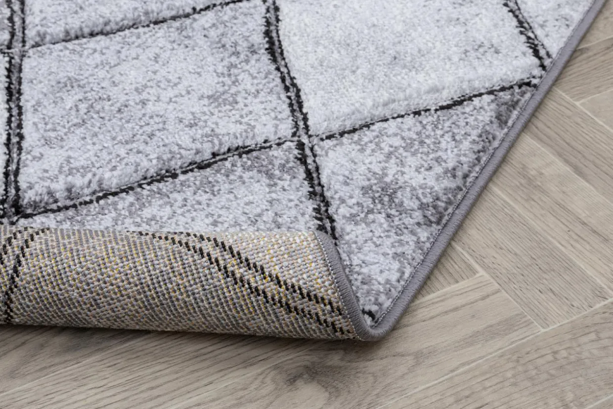 Dywan w szare romby MILLEY 120x170 cm