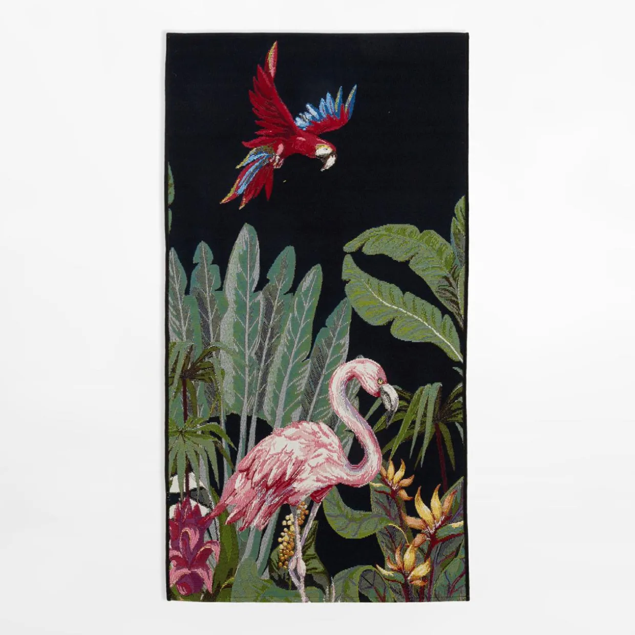 Dywan z flamingiem JUNGLE, 80x160 cm