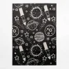 Dywan z kosmicznym wzorem HAPPY, 160x230 cm