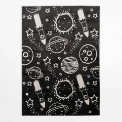 Dywan z kosmicznym wzorem HAPPY, 160x230 cm