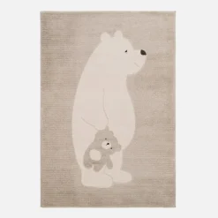 Dywan z niedźwiadkiem kremowy KIDY 200x290 cm