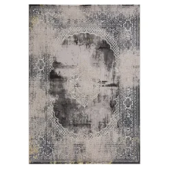 Dywan z orientalnym wzorem szary ALMERA 120x160 cm