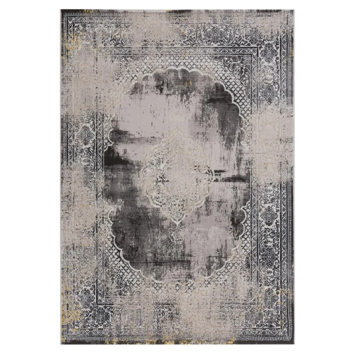 Dywan z orientalnym wzorem szary ALMERA 160x220 cm