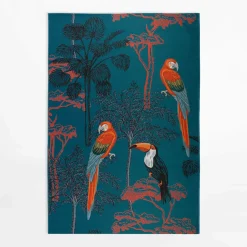 Dywan z papugami JUNGLE, 120x170 cm