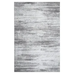 Dywan z przecieranym wzorem szary SALSA 160x230 cm