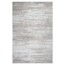 Dywan z przecieranym wzorem beżowy SALSA 67x120 cm
