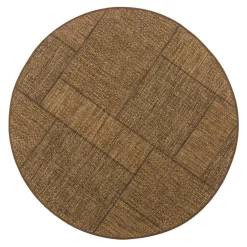 Dywan zewnętrzny okrągły geometryczny YUTA 120 cm