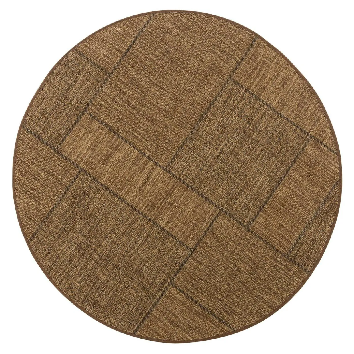Dywan zewnętrzny okrągły geometryczny YUTA 120 cm