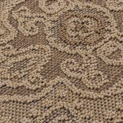 Dywan zewnętrzny rozeta beż BOUCLE 80x150 cm
