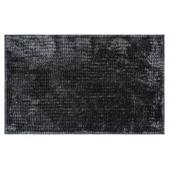 Dywanik łazienkowy ciemnoszary CHENILLE 40x60 cm