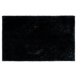 Dywanik łazienkowy czarny CHENILLE 40x60 cm