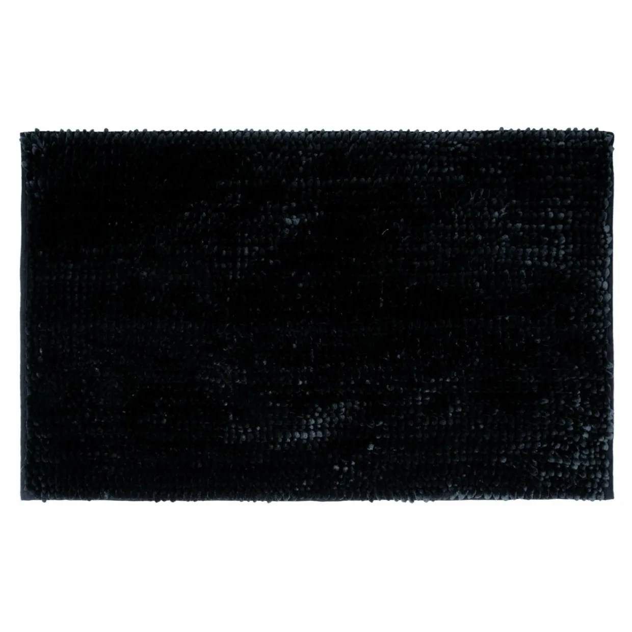 Dywanik łazienkowy czarny CHENILLE 60x90 cm
