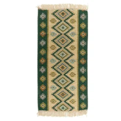 Dywanik dwustronny ALBORG ZIELONY 60x120 cm