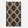Dywanik geometryczny antracytowy JUTA 40x60 cm