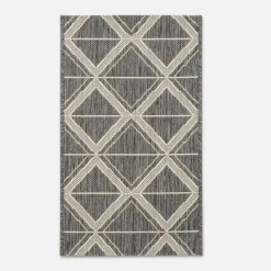 Dywanik geometryczny szary JUTA 40x60 cm