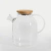 Dzbanek szklany z bambusową pokrywą 1,8 l