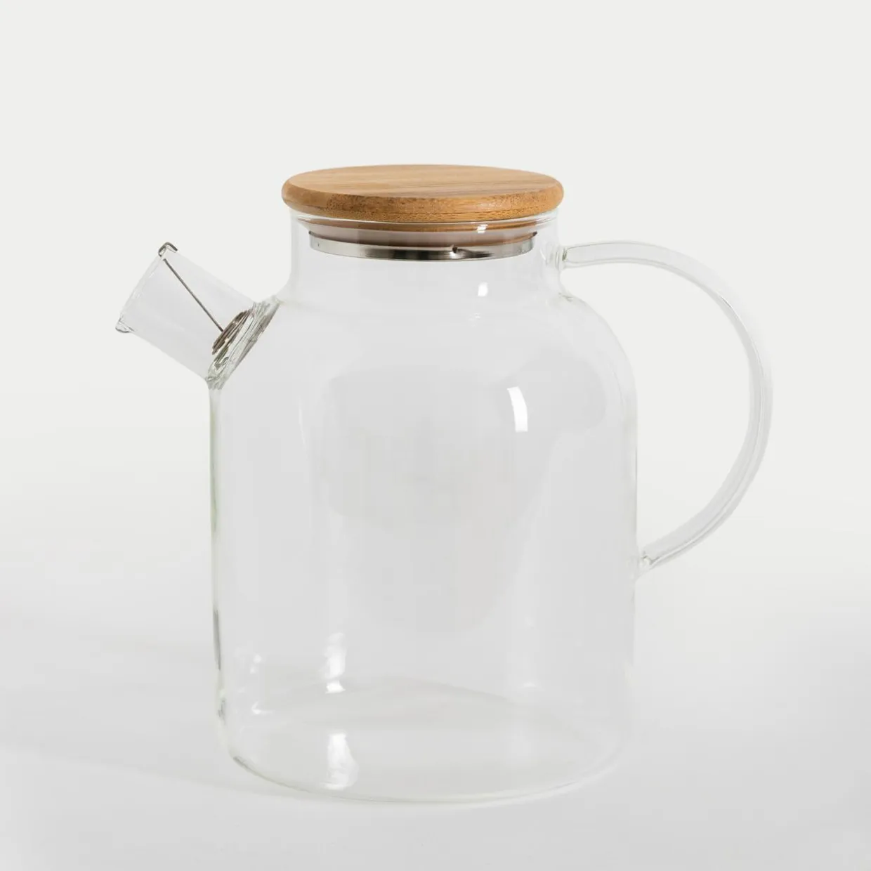 Dzbanek szklany z bambusową pokrywą 1,8 l